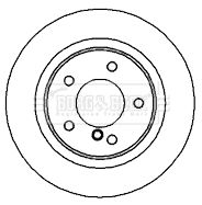 BORG & BECK Тормозной диск BBD4677